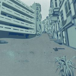 ein Farbholzschnitt von Harald Alff