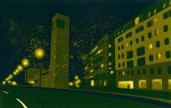 ein Farbholzschnitt von Harald Alff