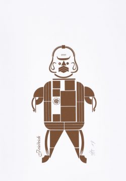 eine Typografik von Hans Bote