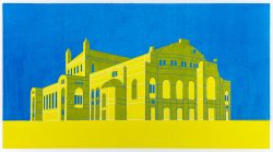 ein Farblinolschnitt von Harald Alff