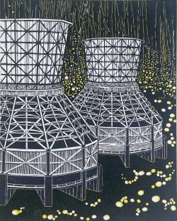 ein Farblinolschnitt von Anna Arnskötter