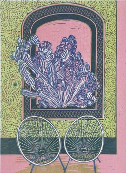 ein Farblinolschnitt von Nadine Respondek