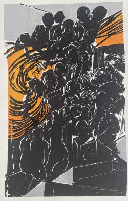 ein Farbholzschnitt von Stefan Knechtel