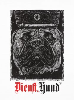 ein Linolschnitt von Hans Bote