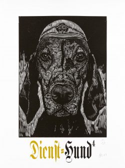 ein Linolschnitt von Hans Bote