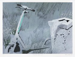 ein Farbholzschnitt von Bettina Haller