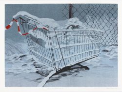 ein Farbholzschnitt von Bettina Haller