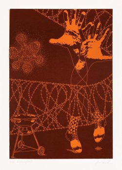 ein Farblinolschnitt von Patrick Fauck