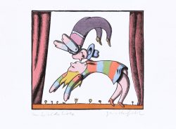 ein kolorierter Holzstich von Egbert Herfurth