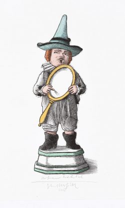 ein kolorierter Holzstich von Egbert Herfurth