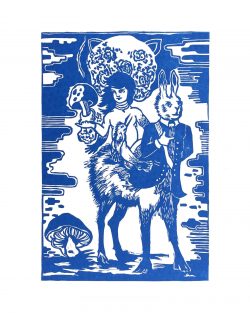 ein Linolschnitt von Christiane Werner