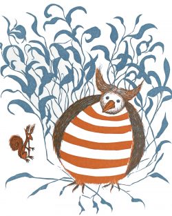 ein Farblinolschnitt von Julienne Jattiot