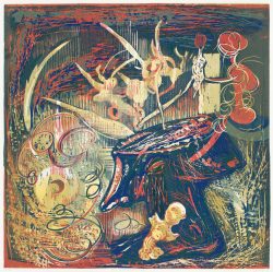 Farbholzschnitt/Linolätzung von Susann Hoch