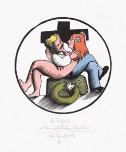 Ein kolorierter Holzstich von Egbert Herfurth