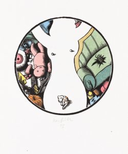 Ein kolorierter Holzstich von Egbert Herfurth