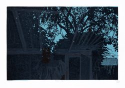 Ein Farblinolschnitt von Eleonora Damme