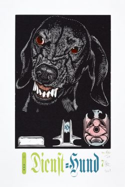 Ein Linolschnitt von Hans Bote