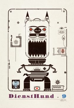 Eine Typografik von Hans Bote