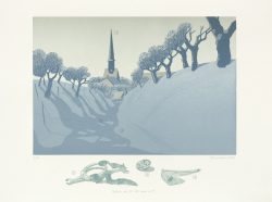 Farblinolschnitt von Bettina Haller