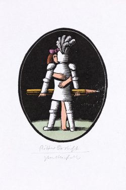 Ein kolorierter Holzstich von Egbert Herfurth