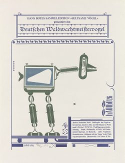 Eine Typografik von Hans Bote