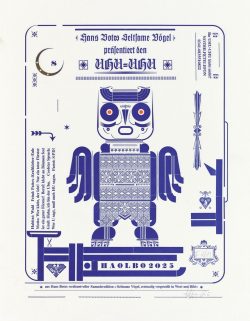 Eine Typografik von Hans Bote